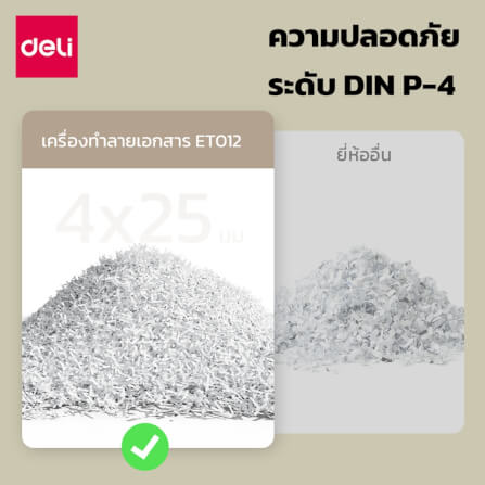 เครื่องทำลายเอกสาร DELI ET012-WH-01 18ลิตร สีขาว_2